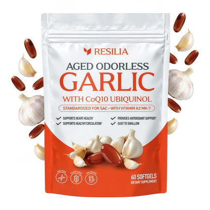 Softgels with Black Seed Oil+Odorless Aged Garlic