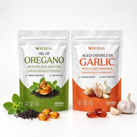 Softgels with Black Seed Oil+Odorless Aged Garlic